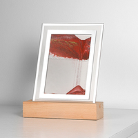 Lampe en bois acrylique unique éclairage Led décoration de chambre à coucher lampe de table lampe de nuit rechargeable pour la décoration intérieure