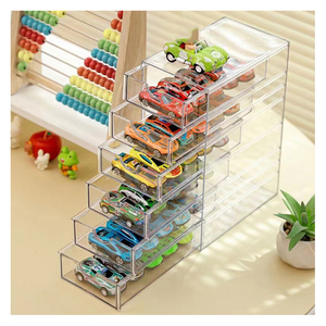1/64 échelle jouets voitures vitrine moulé sous pression modèle <span class=keywords><strong>voiture</strong></span> vitrine armoire de <span class=keywords><strong>rangement</strong></span> verrouillable <span class=keywords><strong>pour</strong></span> Mini jouets et petites roues - Product Image 1