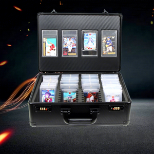 กล่องเก็บการ์ดสะสมอะลูมิเนียมแบบกำหนดเองได้ พร้อมรหัสล็อค ขนาด 12 ลิตร สำหรับการ์ดเบสบอล BGS SGC GMA - Product Image 1