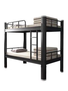 Lit superposé en métal moderne à deux étages pour enfants, idéal pour dortoirs, mobilier scolaire, chambres, hôpitaux et appartements - Product Image 3