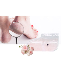 Hodaf 2026 Benutzerdefiniertes Logo Rosen-Lavendel Paraffin-Wachs Trockene Hand- und Fußmasken Feuchtigkeitsspendende Reparatur Hautpflege Anti-Aging Handmasken-Handschuhe