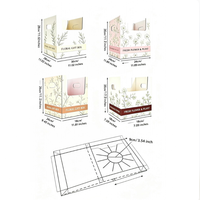 Boîte de transport pliable personnalisée en carton ondulé pour fleurs, support de vase floral, boîte pour bouquet frais, pot de plante, emballage pour fleuriste