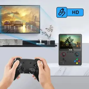 X6 Game Console 3.5 Inch IPS Screen Portable Handheld Game Player 10000+ Classic Games Children Gifts