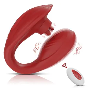 2 in 1 Couple Saving Stimulation Vibrator Conquer the Ergonomic Design for Women Vibrator Toy Wholesale