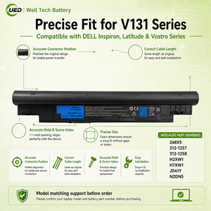 Batería Nueva para Portátil 268X5 H7XW1 Compatible con <span class=keywords><strong>Dell</strong></span> Latitude 3330, Vostro V131, <span class=keywords><strong>Inspiron</strong></span> <span class=keywords><strong>13Z</strong></span> N311Z, 14Z N411Z Series - Product Image 6