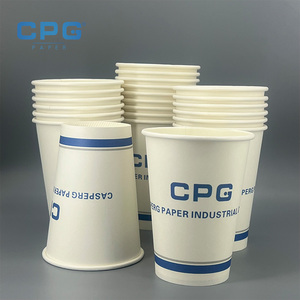 Vasos de Papel de Doble Pared con Logotipo Personalizado al por Mayor, 3oz, 4oz, 8oz, 12oz, 16oz, Vasos Biodegradables con Revestimiento de PLA para Té y Bebidas Calientes - Product Image 1