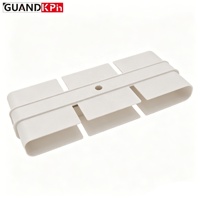 Conduit de ventilation en PVC pour HVAC, directement de l'usine, 256 mm * 48 mm