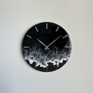 Haute en vente horloge murale en résine pour la décoration intérieure horloge murale en bois à la main résine époxy luxe dernière Collection pour la décoration 2025 - Product Image 1