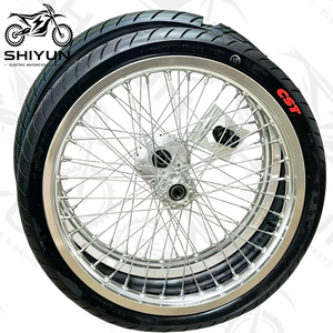 Set Roda Sur-Ron Light Bee |   17 X 1.60" 17 X 2.15" Kit Ban Motor Supermoto Dirt Bike Warna Perak - Product Image 3