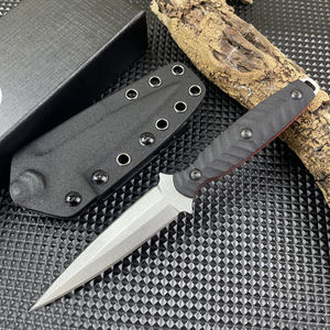 बाहरी सामरिक एम 390 स्टील फिक्स्ड ब्लेड चाकू जी 10 संभाल पूर्ण टैंग एडीसी चाकू मार जीवित रहने के लिए - Product Image 1