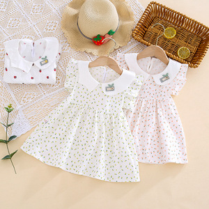 Nuevo Vestido de Verano 2022 para Niñas, Estilo Coreano, con Estampado Floral, para Bebés y Niñas Pequeñas - Product Image 2