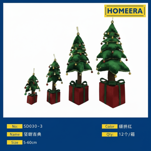 Di alta qualità 60cm albero di natale artificiale tessuto di plastica con filo di rame luci scatola di batteria per decorazioni di festa all'ingrosso - Product Image 1