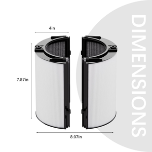 Filtre de <span class=keywords><strong>purificateur</strong></span> d'air HEPA pour Dysons TP09 TP07 TP06 TP04 TP10 TP4A TP7A HP04 multicouche Tech charbon actif lavable - Product Image 2