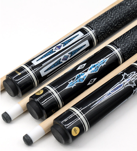 McDermott Z2 Series 58" Two-Piece Professional Pool Cue Carbon Fiber Shaft 12.5mm Low Deflection Tip 19oz Precise Shot - Product Image 1