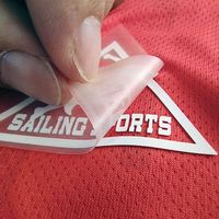 Étiquettes 3D en silicone personnalisées avec logo d'usine, impression par transfert thermique au plastisol, lavables et imperméables