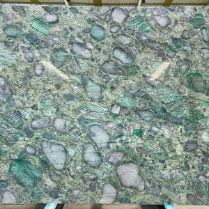 Losa Decorativa de Cuarcita Verde Paladio de Lujo Única, Superficie Pulida, Fondo de Pared para <span class=keywords><strong>Hotel</strong></span> y Hogar, Encimera de Cocina - Product Image 5