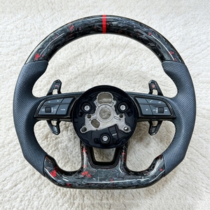 Accesorios para Automóviles de Fibra de Carbono para Audi TT R8 B8 B9 S3 S4 S5 S6 S7 RS3 RS4 RS5 RS6 A3 A7 A8 A6 C7 RS Q3 Q5 Q6 <span class=keywords><strong>A4</strong></span> A5, Volante - Product Image 1
