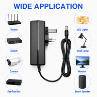 Services ODM/OEM : Adaptateur secteur mural stabilisé AC/DC 12V 3000mA 36W avec prise britannique pour décodeur TV