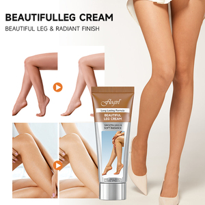 Crème pour les jambes Private Label 100g, logo personnalisé OEM, maquillage corporel waterproof, 3 couleurs : brun clair naturel, chocolat - Product Image 2