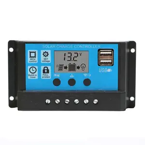 Donghui auto recognition PWM 30A 12V 24V solar charge controller domestic micro solar charging controller