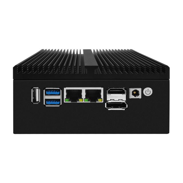 BKHD Soft Router Mini Industrial Computer N100 N150 2*2.5G 2*10G/4*10G SFP+ 12V-24V Wide Voltage Input Support TPM GPIO Mikrotik