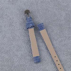 Correa de <span class=keywords><strong>Reloj</strong></span> Estilo Vaquero Delgada de 10mm 12mm 14mm 16mm 18mm 20mm 22mm, Accesorios de Pulsera de Cuero, Correa de <span class=keywords><strong>Reloj</strong></span> que Combina con la Ropa - Product Image 6