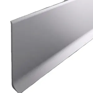 Battiscopa flessibile con profilo in alluminio decorativo in metallo per uso residenziale