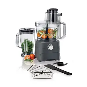 1000W Multi-function Food Processor with Drawer - 3.5L Mixing Bowl & 1.8L Blender Jug - 2 Speed Settings & Pulse