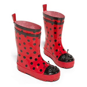Materiale suola in gomma e materiale superiore in gomma stampa personalizzata ragazze come stivali da <span class=keywords><strong>pioggia</strong></span> per bambini in vendita - Product Image 1