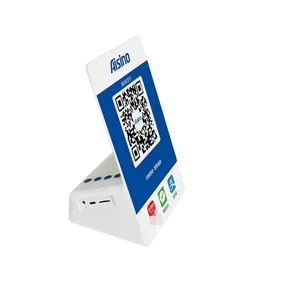 Nuovo Display di codice QR con codice a barre 2D di pagamento Mobile di tipo USB desktop con altoparlante per supermercato