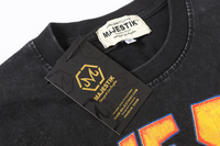 Kaos Pria Desainer Mewah Gaya Amerika Trendy, Berkualitas Tinggi, Acid Wash Custom MAJESTIK untuk Pria