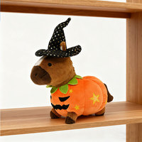 Peluche personnalisée au design unique pour Halloween Peluche confortable pour chevaux Peluches douces pour animaux Peluche avec chapeau
