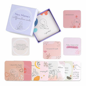 Tarjetas de Afirmación Personalizadas <span class=keywords><strong>para</strong></span> Embarazadas y Madres Primerizas, <span class=keywords><strong>para</strong></span> el Cuidado Posparto, con Mensajes Inspiradores y Versículos Bíblicos, Venta al Por Mayor - Product Image 6