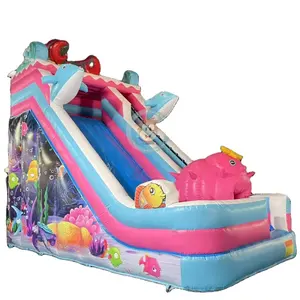 Saltatori d'acqua gonfiabili toboggan aquatique gonfiabili per bambini granchio