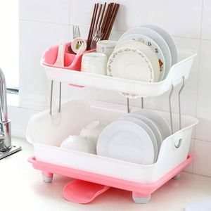 Household Kitchen Items Plastic <b>Dish</b> Rack Organizer Kitchen Utensils Storage Basket <b>Stand</b> - Product Image 3