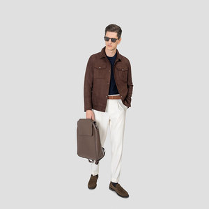 MTM Custom <span class=keywords><strong>giacca</strong></span> Safari <span class=keywords><strong>uomo</strong></span> marrone scuro <span class=keywords><strong>giacca</strong></span> Casual moda <span class=keywords><strong>uomo</strong></span> capispalla - Product Image 4