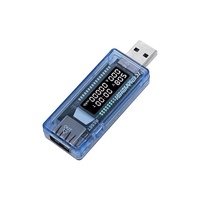Probador de Corriente y Voltaje USB de Alta Precisión con Pantalla LCD para Detección de Cables de Cargador de Teléfono y Banco de Energía con Protección de Circuito
