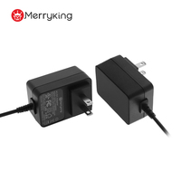 Transformateur mural AC/DC 24W 24V 1A avec prise américaine, certification de sécurité complète pour la maison intelligente et les mini-appareils