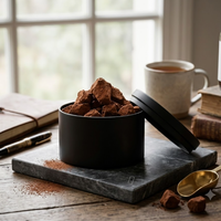 Diffuseur portable en métal et fer blanc avec pierre de lave volcanique, désodorisant minimaliste aux huiles essentielles pour la maison et le bureau