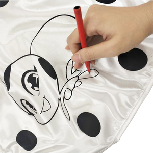 Grembiule <span class=keywords><strong>da</strong></span> disegno per bambini alla moda con 5 pennarelli colora la tua borsa grembiule <span class=keywords><strong>da</strong></span> coccinella per bambini - Product Image 4