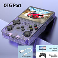 Console de jeux vidéo portable rétro 3,5 pouces R36S Open Source Linux 64 Go de capacité 10 000 jeux pour GB
