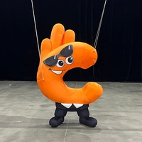 Ballon publicitaire gonflable géant hermétique personnalisé en forme de personnage de dessin animé, mascotte gonflable imperméable, jouet en peluche gonflable