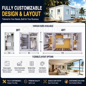 <span class=keywords><strong>Casa</strong></span> Contenedor con Pared de Cristal, Moderna, Color Madera, Lujosa, Móvil, Pequeña, Temporal, de Bajo Costo - Product Image 2