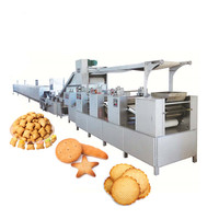 Ligne de production industrielle automatique de biscuits Machine de fabrication de biscuits à petite échelle pour la boulangerie de LOM État neuf