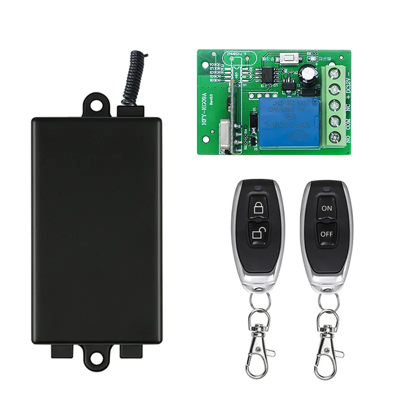 433Mhz RF TRANSMITTER Electronic Lock Control DIY Wireless Remote Control Switch DC 12V 1CH Relay Receiver Module
