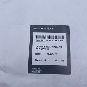 Edwa-rds A652-01-131 Kit Pembersihan dan Perbaikan Sistem Vakum Asli - Product Image 1