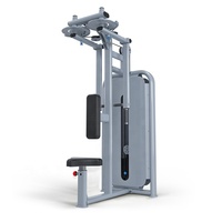 Machine commerciale à charge par poulie pour exercices dorsaux, pectoraux et fessiers assis (Pec Deck, Reverse Fly, Chest Fly) pour la musculation en salle de sport