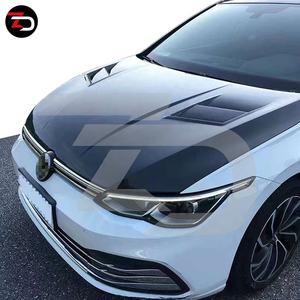 Capó de motor de admisión de aire estilo ASPE a <span class=keywords><strong>precio</strong></span> de fábrica, fibra de carbono para <span class=keywords><strong>Golf</strong></span> 8 R <span class=keywords><strong>GTI</strong></span> R Line MK8 - Product Image 2