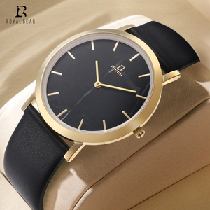 <span class=keywords><strong>Montre</strong></span> de sport à quartz <span class=keywords><strong>chronographe</strong></span> pour hommes, étanche à 30m, alliage d'<span class=keywords><strong>or</strong></span>, acier inoxydable, bracelet <span class=keywords><strong>en</strong></span> cuir, cadran <span class=keywords><strong>en</strong></span> verre rond - Product Image 1
