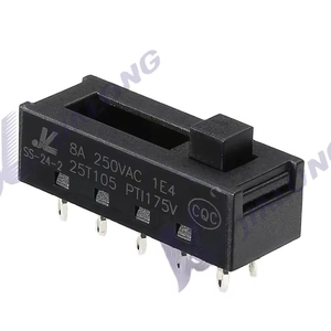 SS-24N02 mẫu miễn phí Jialong 10 pin mini trượt chuyển đổi nhà sản xuất Trung Quốc của dọc đèn pin chuyển đổi CCC CE ROHS 250VAC 4A - Product Image 1